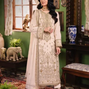AJLP-05 EMBROIDERED TWISTED LAWN 3PCS